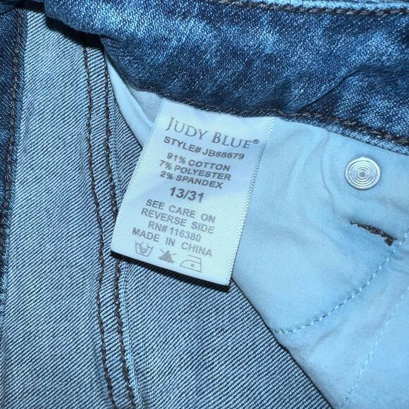 Judy Blue Size 13/31 High Rise Control Top Vintage Skinny Jeans JB88679 Petite - Picture 9 of 9